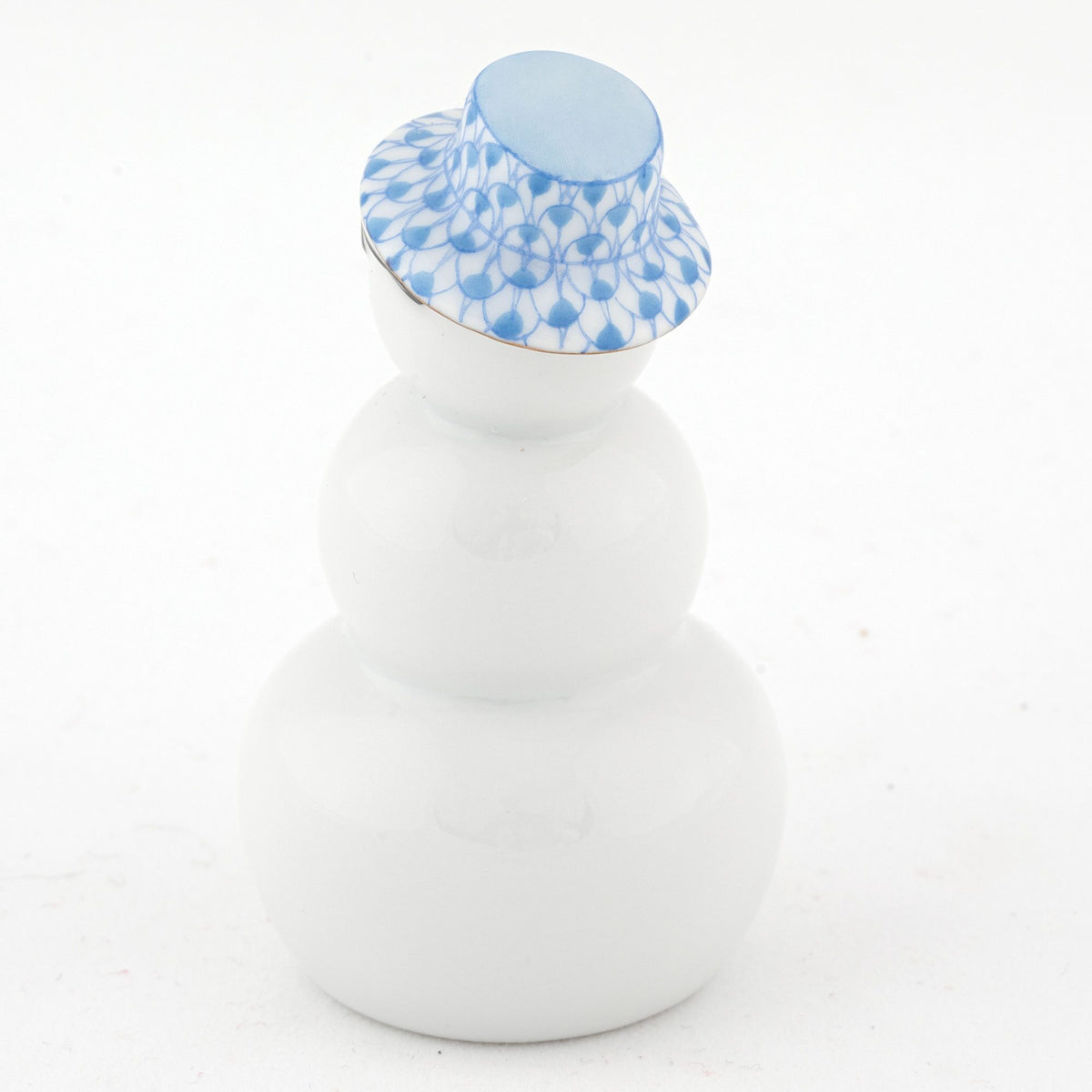 Herend Tropical Snowman Figurine – Blue, alternate view