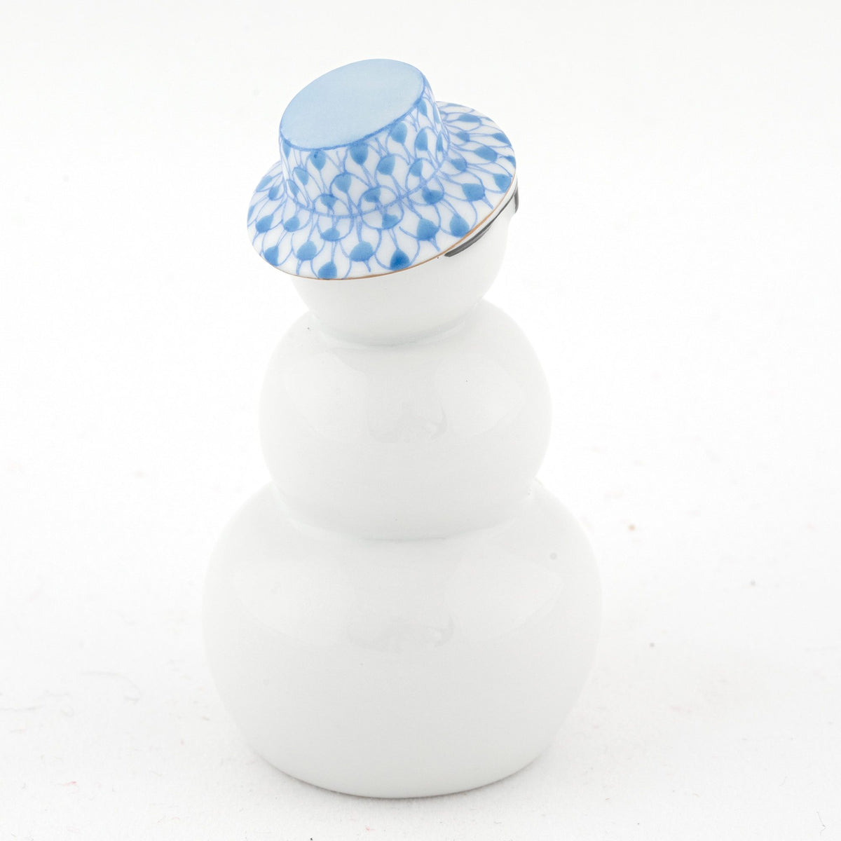 Herend Tropical Snowman Figurine – Blue, alternate view