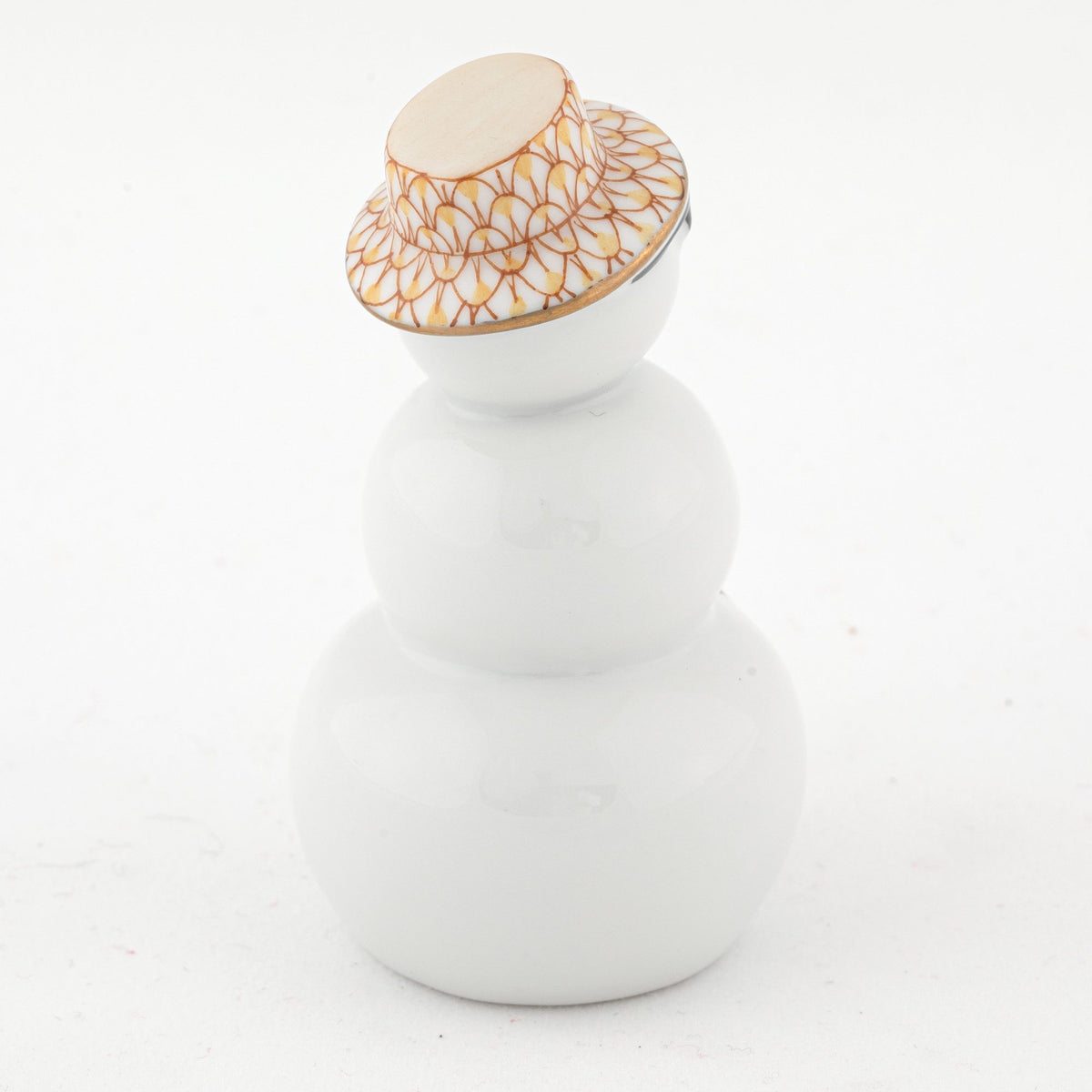 Herend Tropical Snowman Figurine – Butterscotch, alternate view
