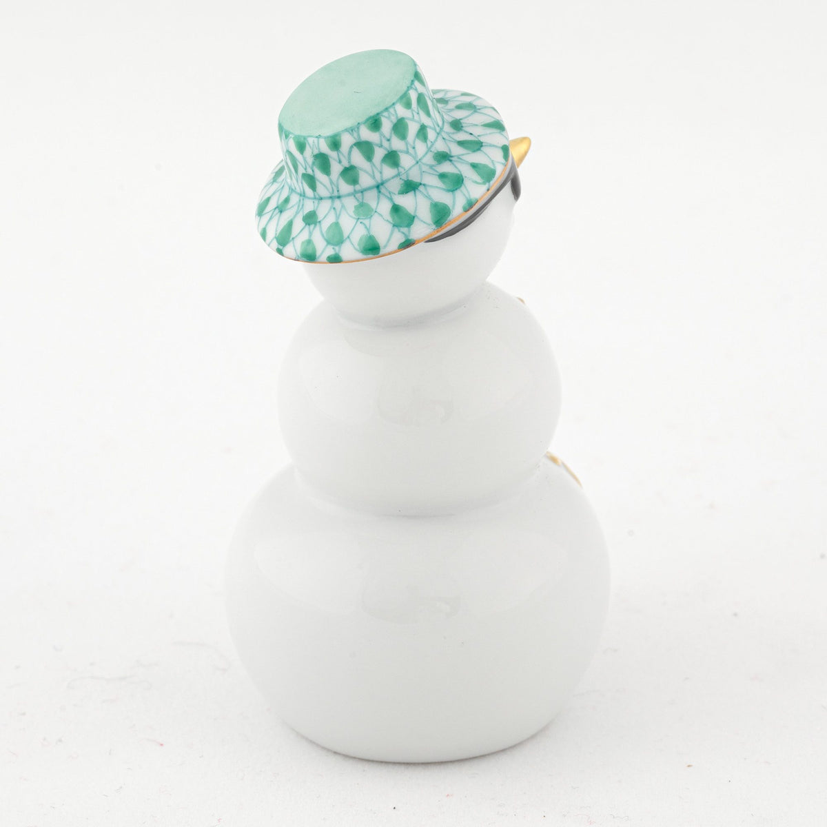 Herend Tropical Snowman Figurine – Green, alternate view