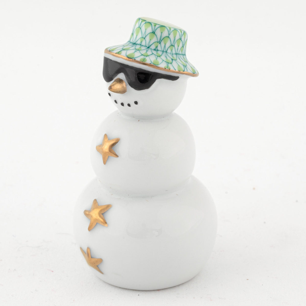 Herend Tropical Snowman Figurine – Key Lime, alternate view