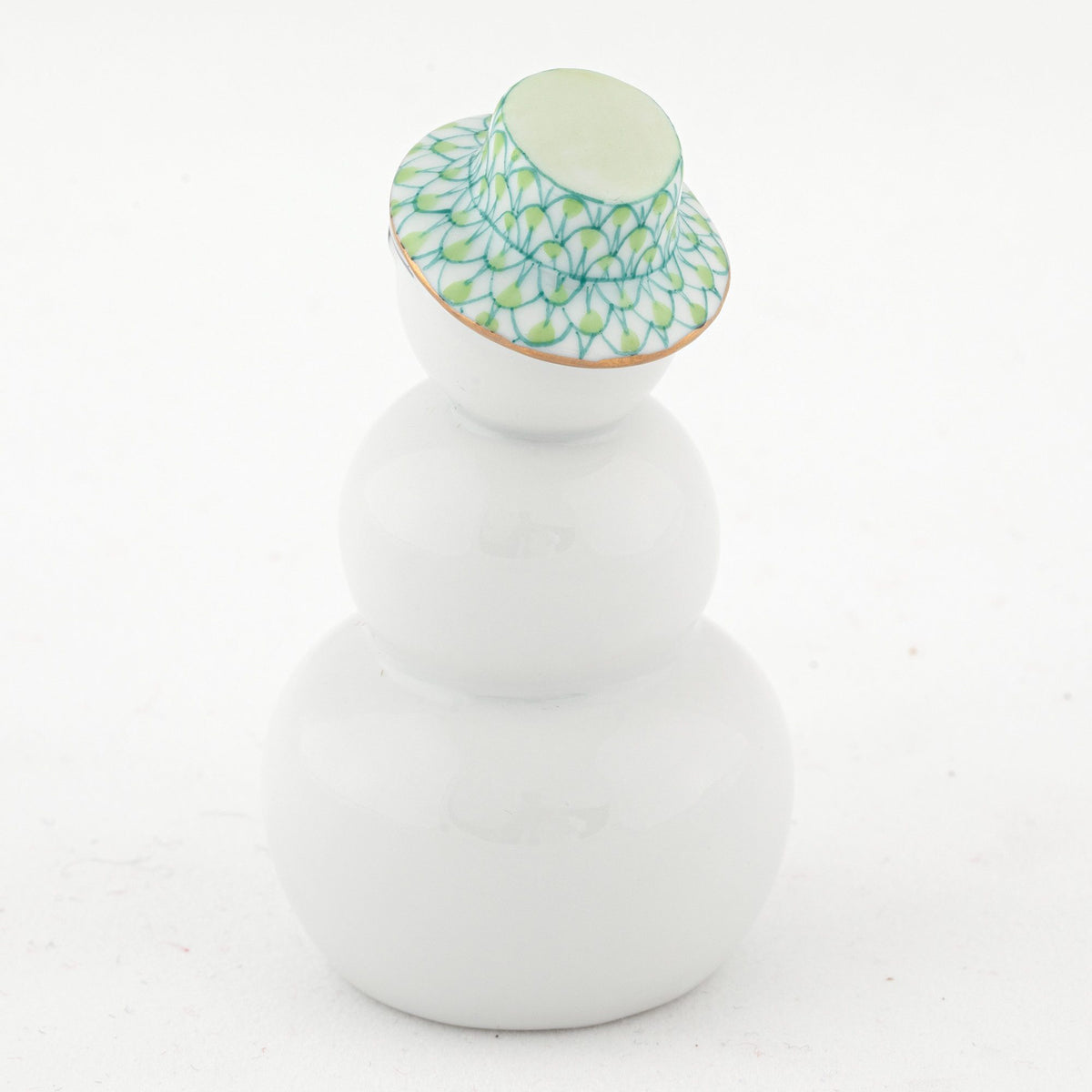 Herend Tropical Snowman Figurine – Key Lime, alternate view