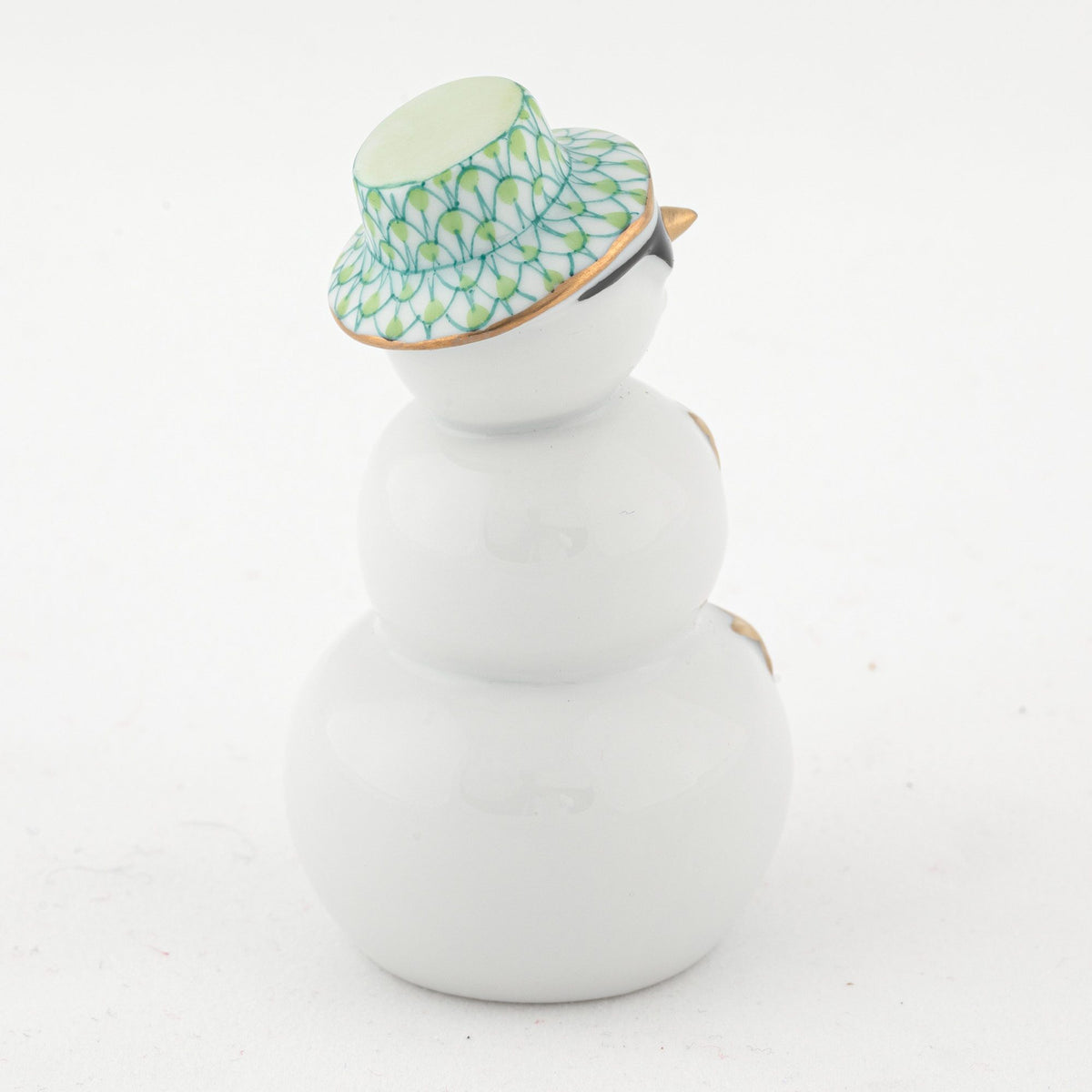 Herend Tropical Snowman Figurine – Key Lime, alternate view