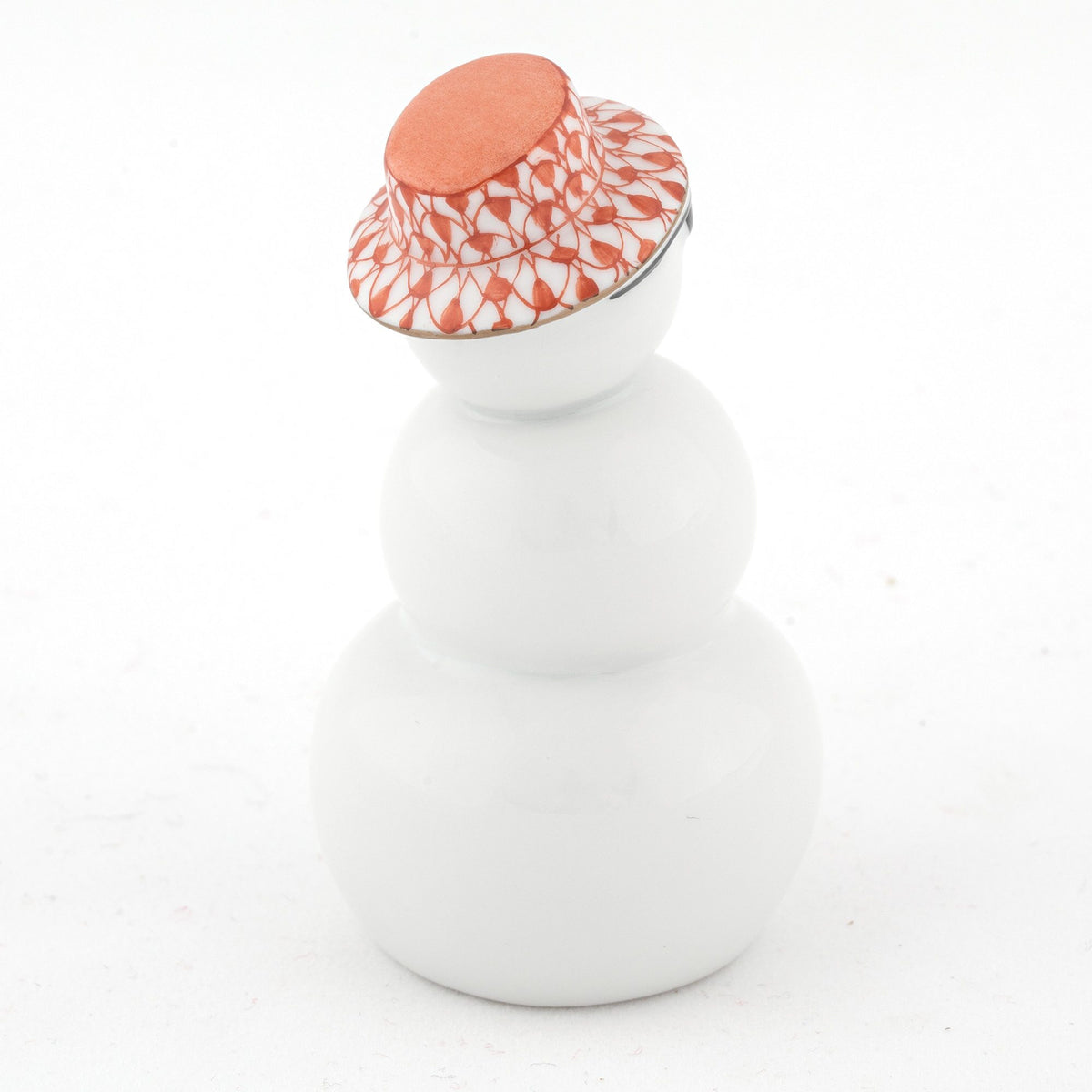 Herend Tropical Snowman Figurine – Rust, alternate view