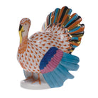 Turkey Figurine in hand-painted Rust porcelain by Herend of Hungary