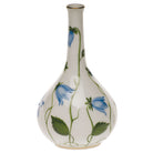 Hand-painted Herend Vase with Relief in fine porcelain, 5.25in H, on a white background