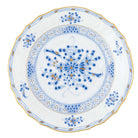 Hand-painted Herend Waldstein Bread and Butter Plate in fine porcelain, 6in D, on a white background