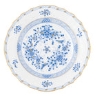 Hand-painted Herend Waldstein Salad Plate in fine porcelain, 7.5in D, on a white background