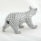 Herend Walking Bear Figurine – Black, alternate view