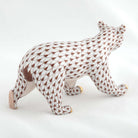 Herend Walking Bear Figurine – Chocolate, alternate view