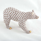 Herend Walking Bear Figurine – Chocolate, alternate view