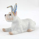 Herend Westie with Bunny Ears Figurine – Blue, alternate view