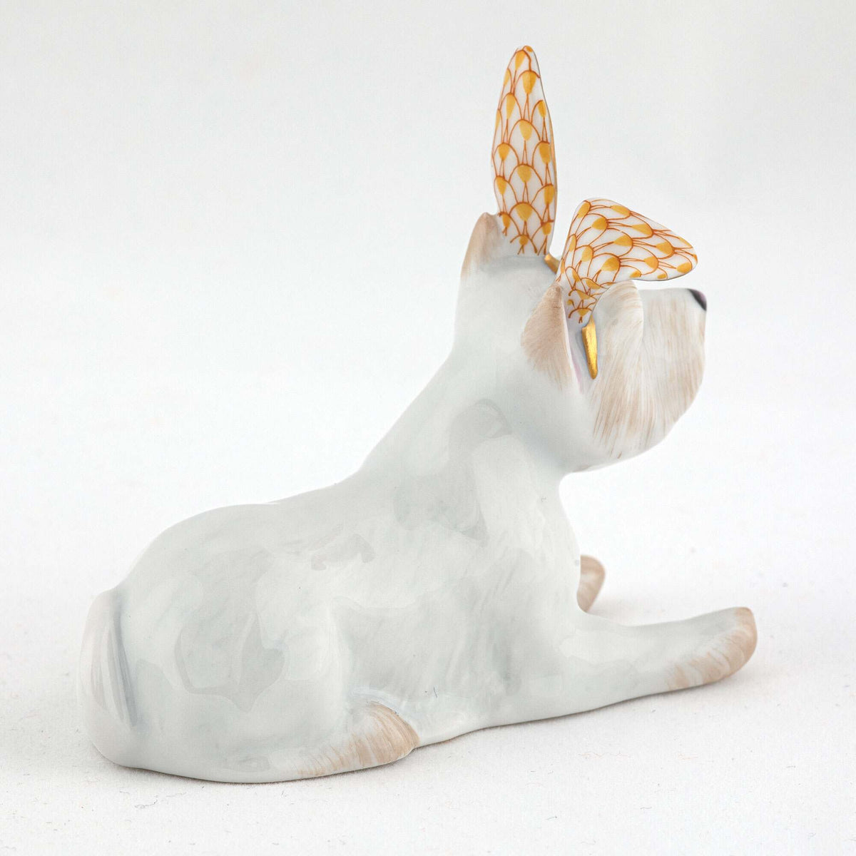 Herend Westie with Bunny Ears Figurine – Butterscotch, alternate view