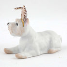 Herend Westie with Bunny Ears Figurine – Chocolate, alternate view