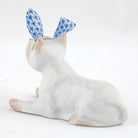 Herend Westie with Bunny Ears Figurine – Sapphire, alternate view