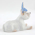 Herend Westie with Bunny Ears Figurine – Sapphire, alternate view