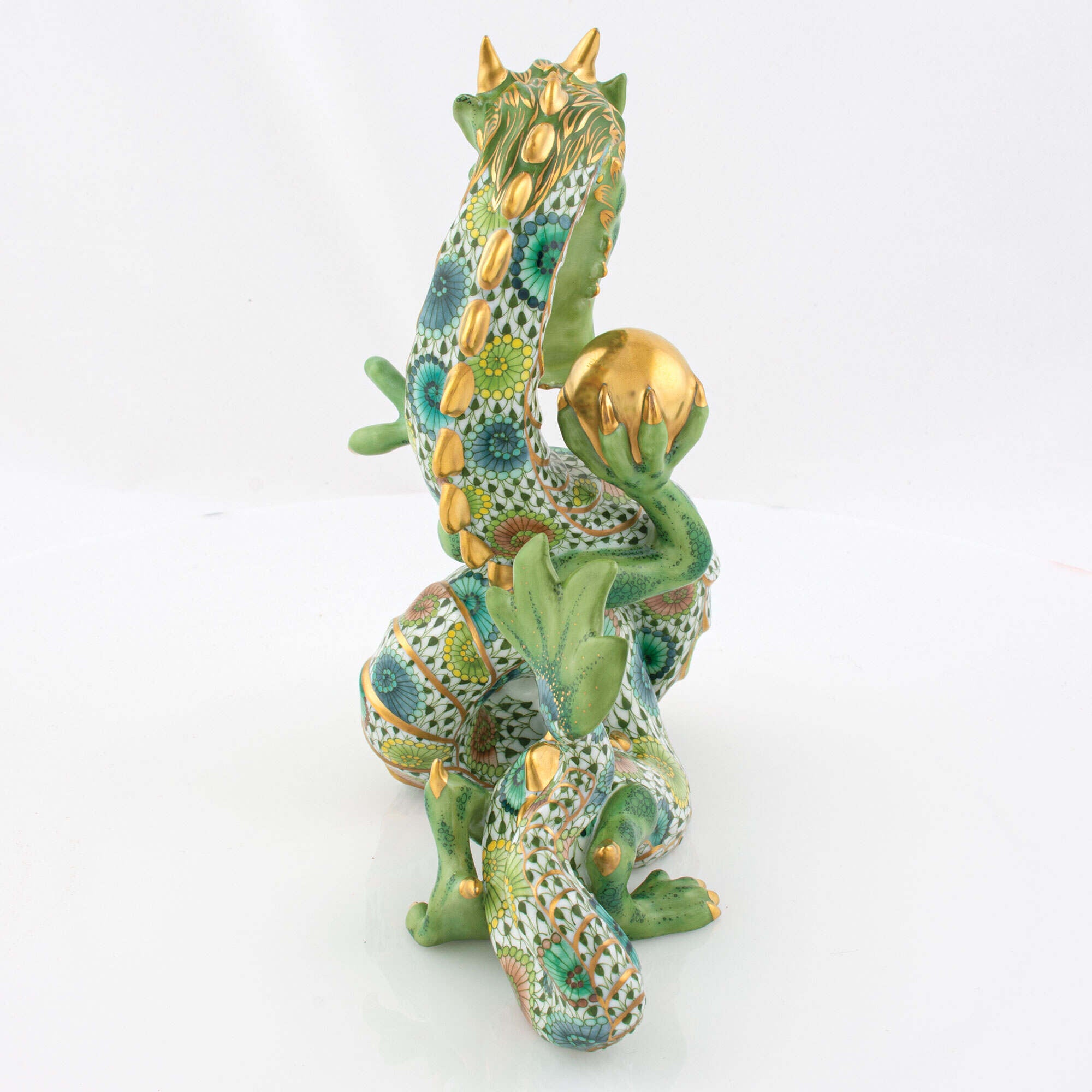 Herend Whirlwind Dragon Figurine — additional view