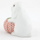 Herend White Autumn Bunny Figurine, alternate view
