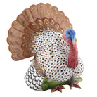 Herend Wild Turkey in Multicolor - Hand-painted Hungarian porcelain figurine by Herend. Paris Tableware.