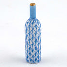 Herend Wine Bottle Figurine – Blue, alternate view