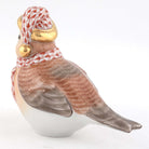 Herend Winter Bird Figurine – Rust, alternate view