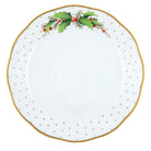 Hand-painted Herend Winter Shimmer Dinner Plate in fine porcelain, 10.5in D, on a white background