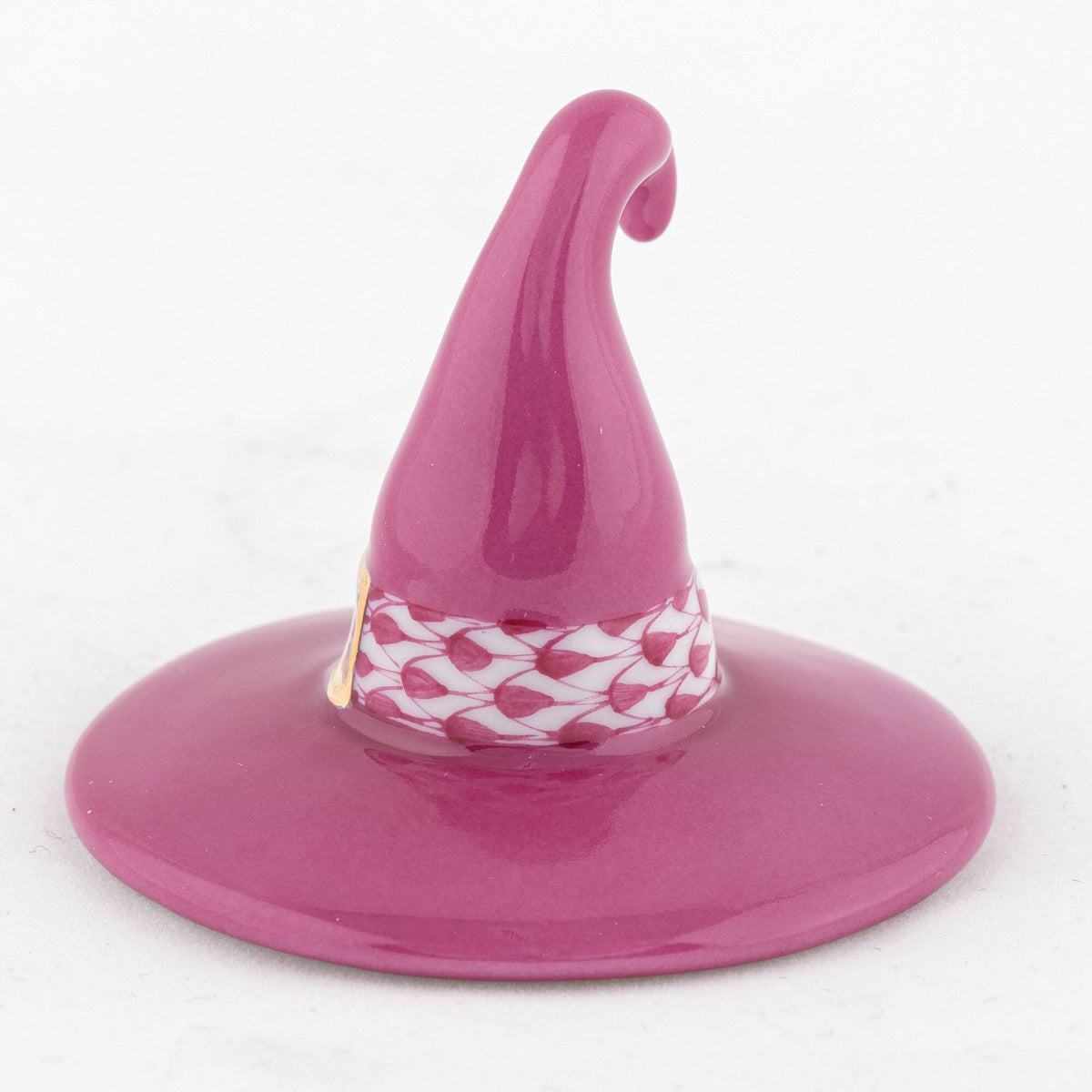 Herend Witch Hat Figurine – Raspberry, alternate view