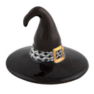 Black fishnet Witch Hat Figurine figurine, hand-painted Herend porcelain with 24k gold accents