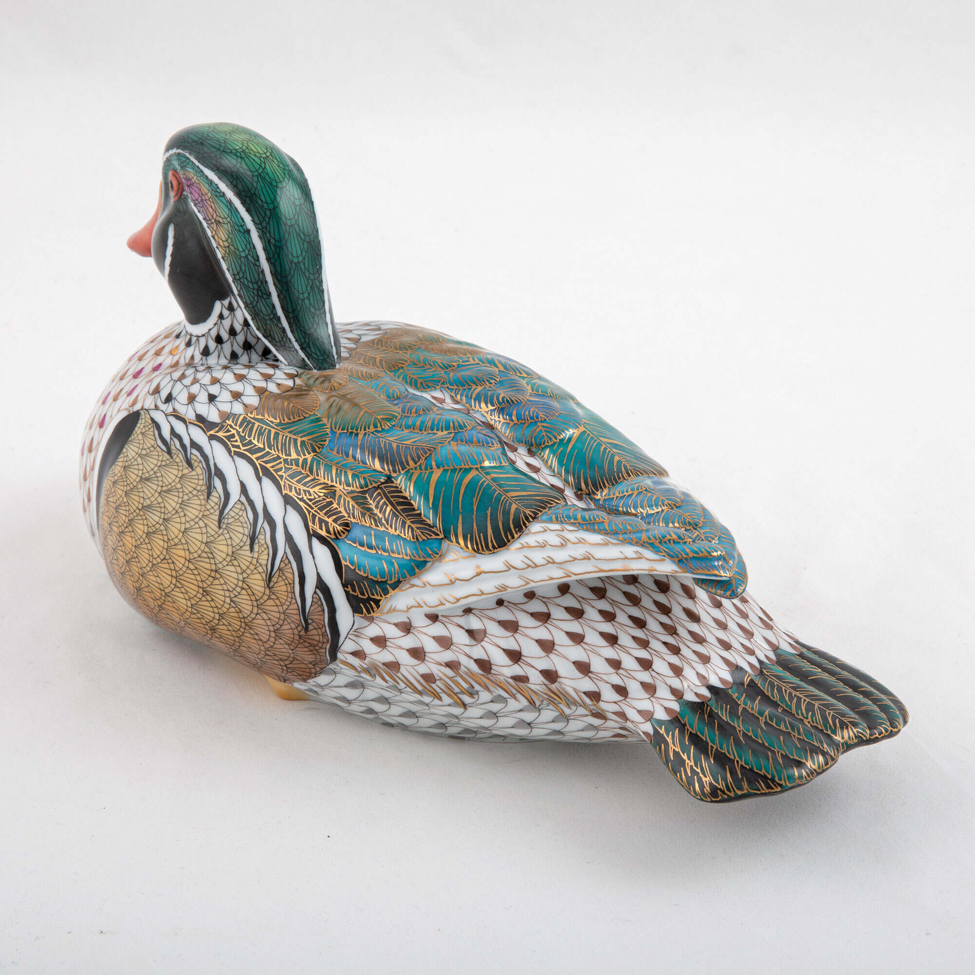 Herend Wood Duck Figurine — additional view