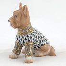 Herend Yorkshire Terrier Figurine – Black, alternate view