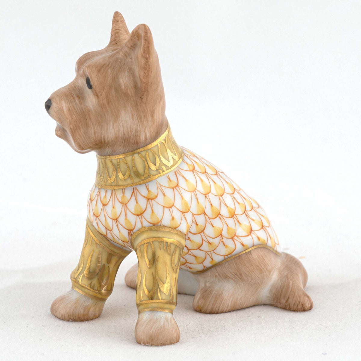 Herend Yorkshire Terrier Figurine – Butterscotch, alternate view