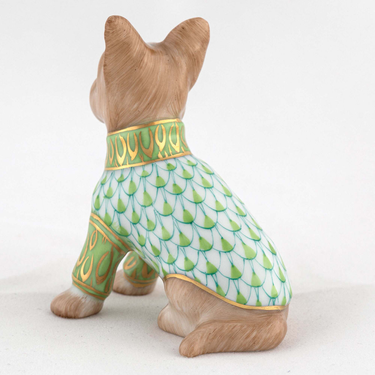 Herend Yorkshire Terrier Figurine – Key Lime, alternate view