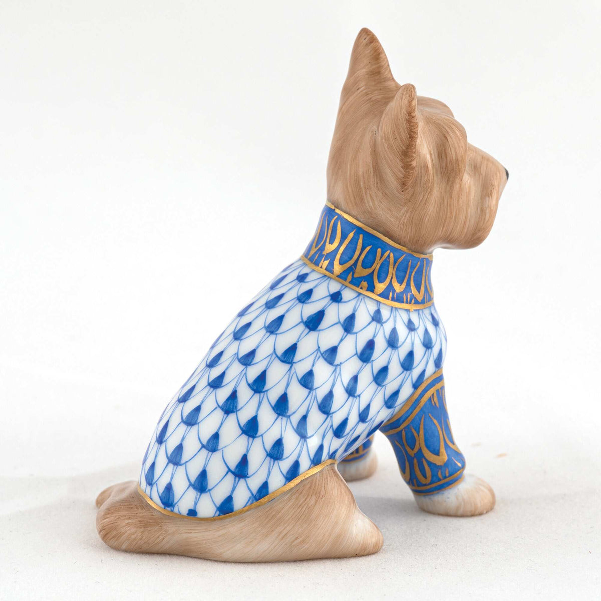 Herend Yorkshire Terrier Figurine – Sapphire, alternate view