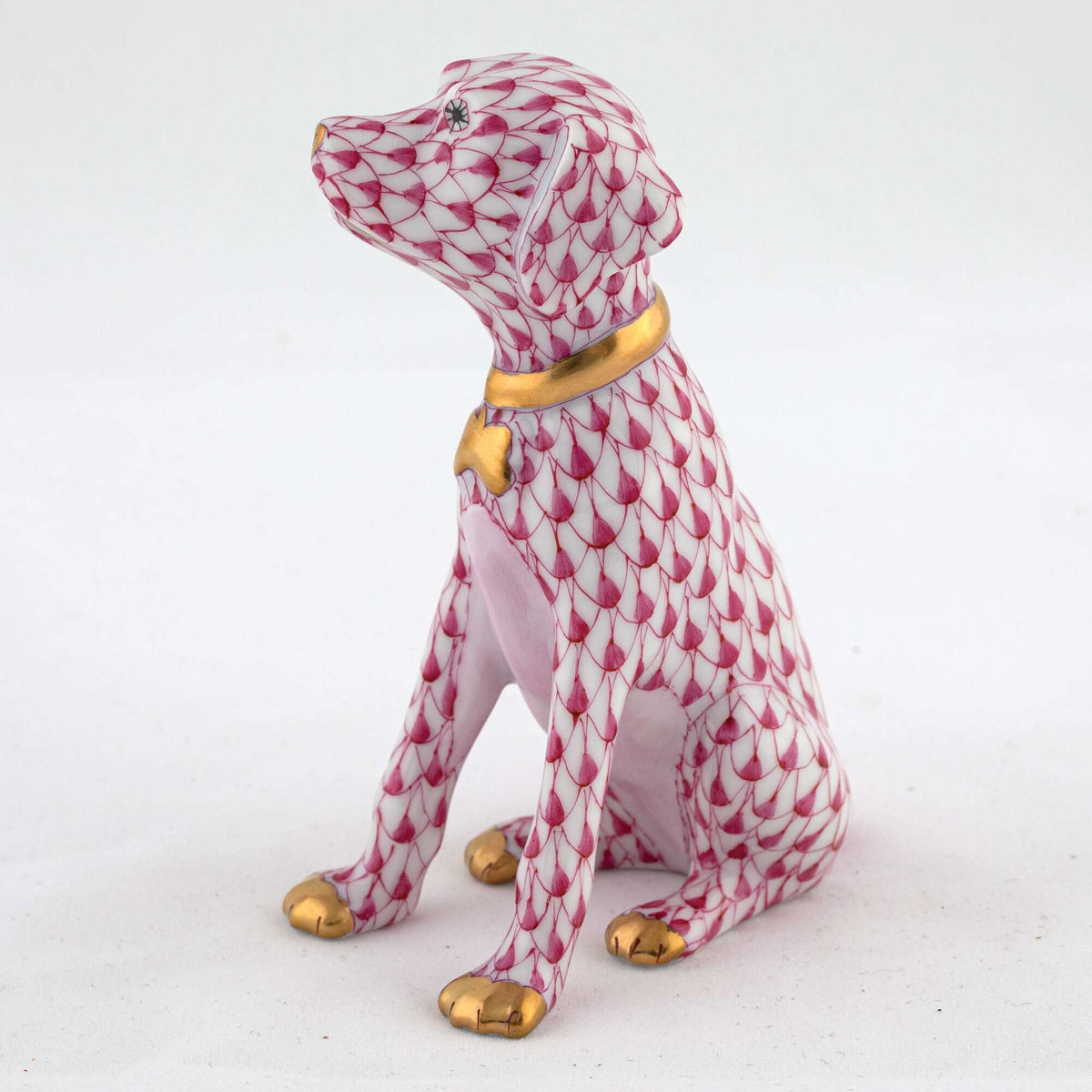 Herend Young Golden Figurine – Raspberry, alternate view