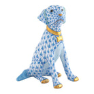 Young Golden Figurine in hand-painted Blue porcelain by Herend of Hungary