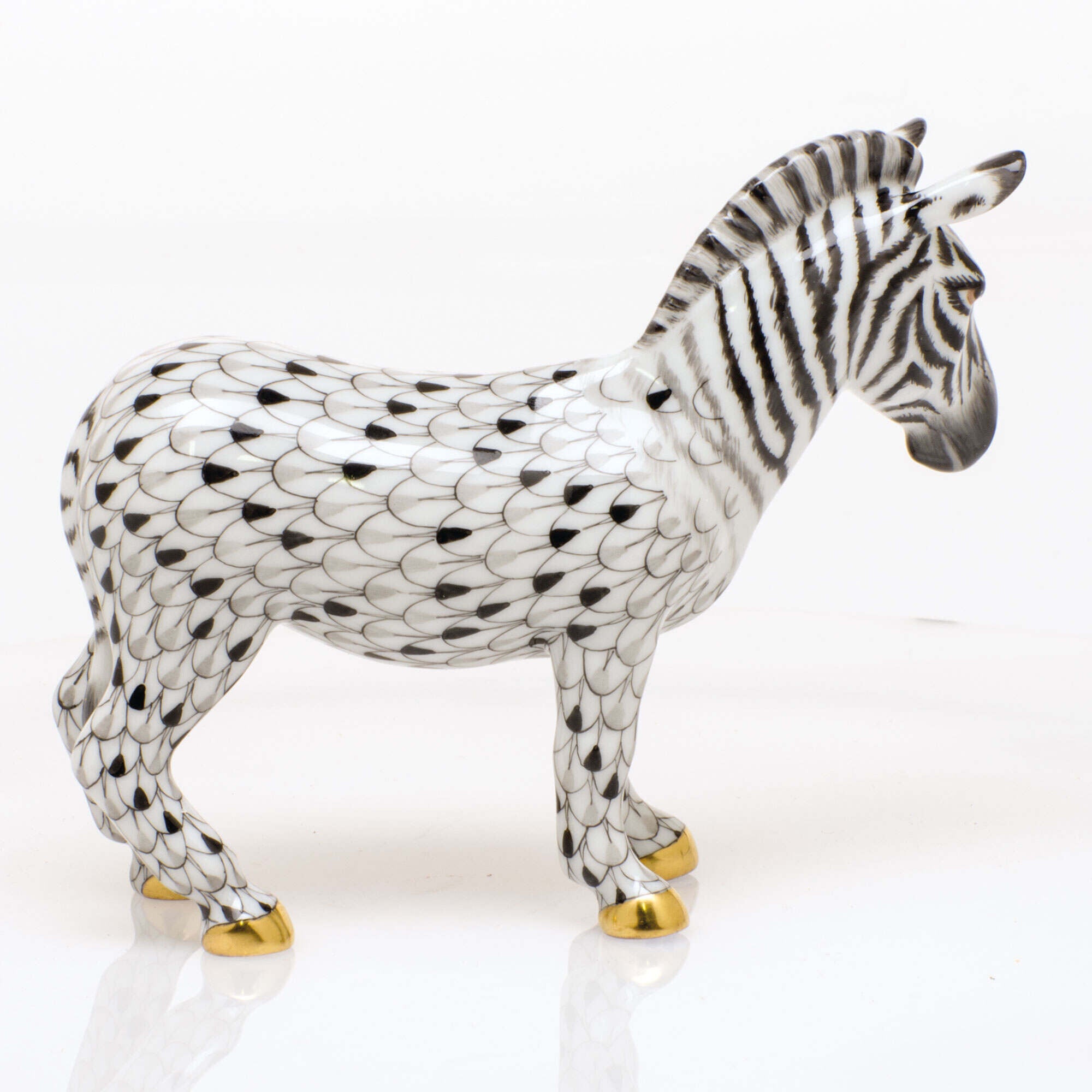 Herend Zebra Figurine — additional view