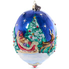 Jay Strongwater 2024 Christmas Delivery Glass Ornament, alternate view