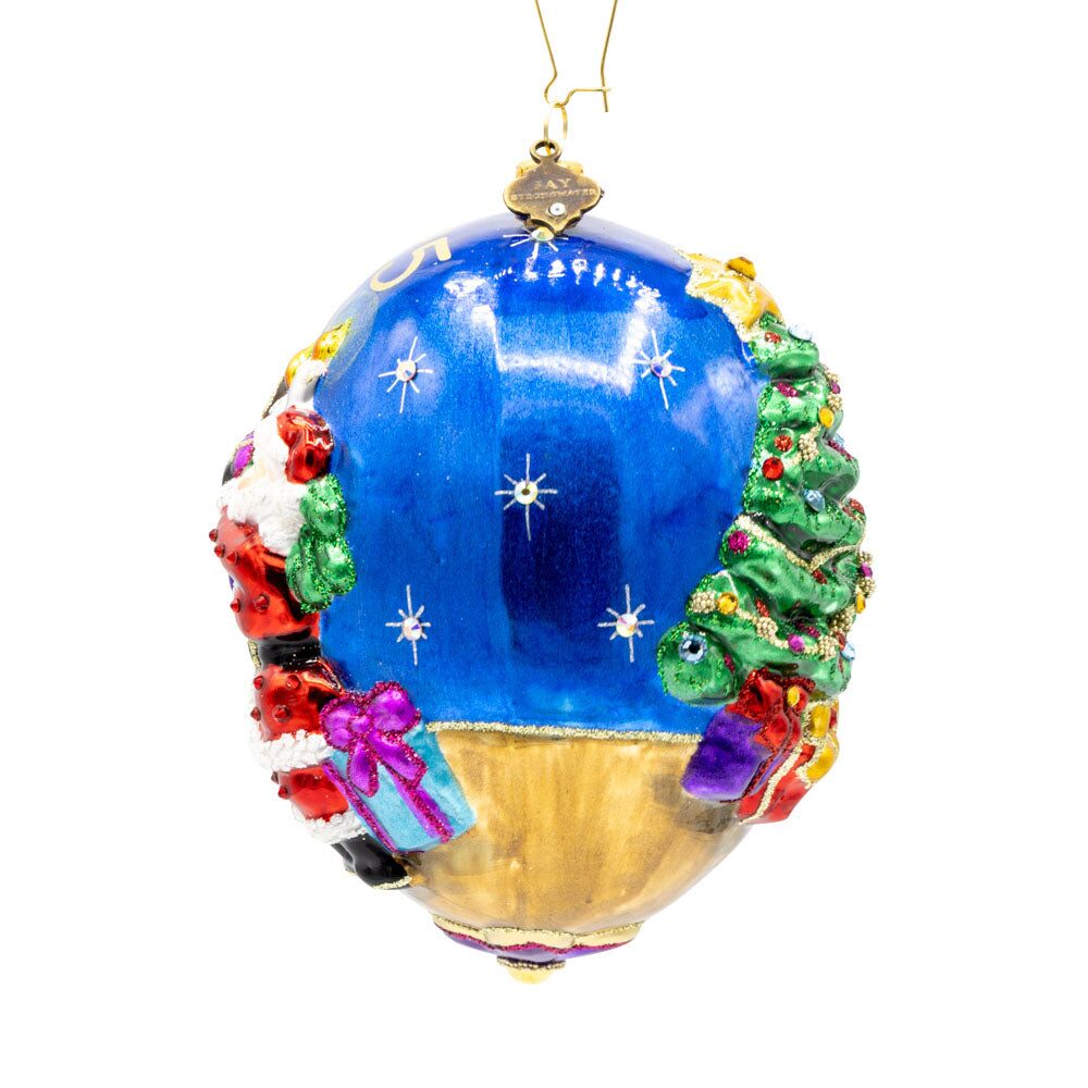Jay Strongwater 2025 Dated Hanging with Care Ornament, alternate view