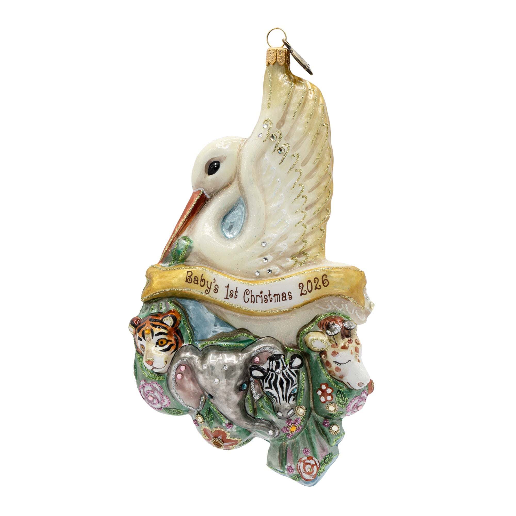 Jay Strongwater 2026 Annual Baby Ornament