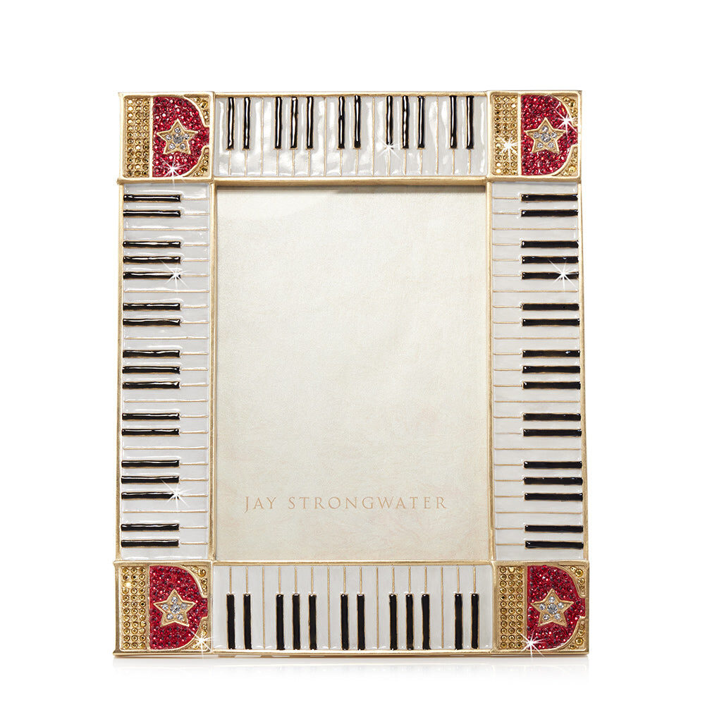 Jay Strongwater 5” X 7” Elton John Piano Key Frame