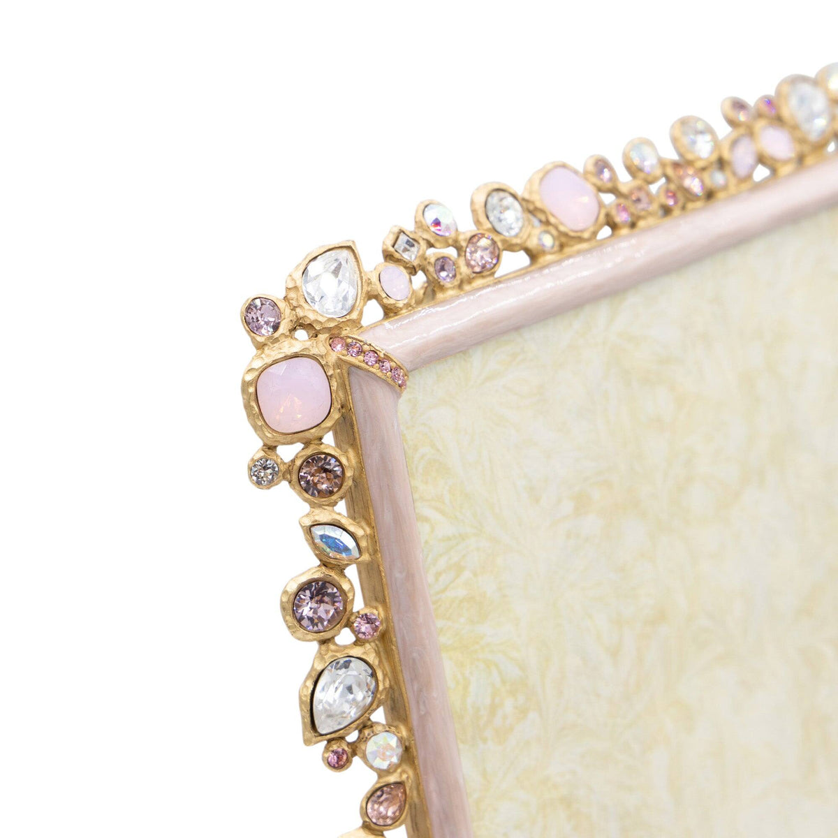 Jay Strongwater 8 X 10 Bejeweled Frame- Baby Pink, alternate view