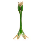 Jay Strongwater Abraham Tulip Medium Green Candlestick Holder, alternate view