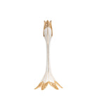 Jay Strongwater Abraham Tulip Medium White Candlestick Holder