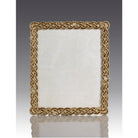 Jay Strongwater Aidan Braided 8" X 10" Frame - Amber, alternate view