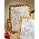 Jay Strongwater Aidan Braided 8" X 10" Frame - Amber, alternate view