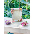 Jay Strongwater Ainsley Flower Bouquet 5"x7" Frame - Flora, alternate view
