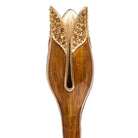 Jay Strongwater Ambrosius Tulip Tall Brown Candlestick Holder, alternate view