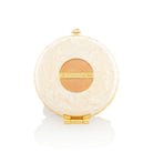 Jay Strongwater Angela Round Floral Compact Handheld Mirror, alternate view