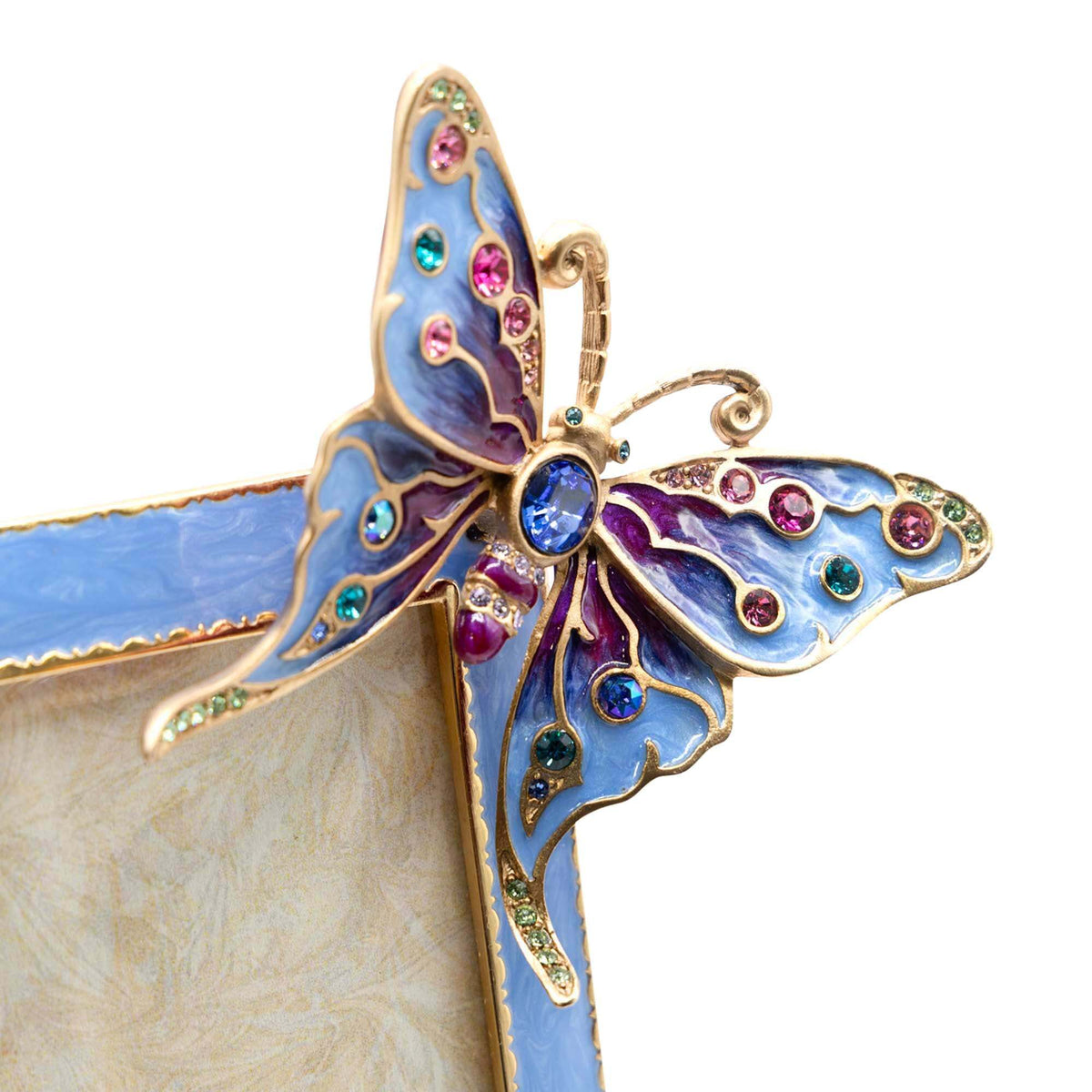 Jay Strongwater Arabella Butterfly 5" X 7" Frame, alternate view