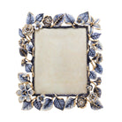 Jay Strongwater Aria Dutch Floral 8" X 10" Frame - Delft Garden